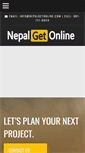 Mobile Screenshot of nepalgetonline.com